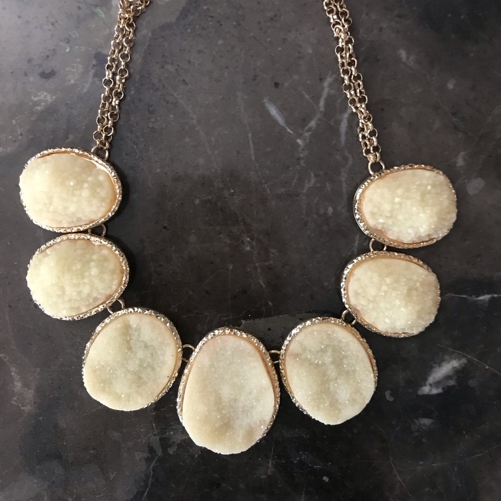 Sparkle Stone Statement Necklace - image 1
